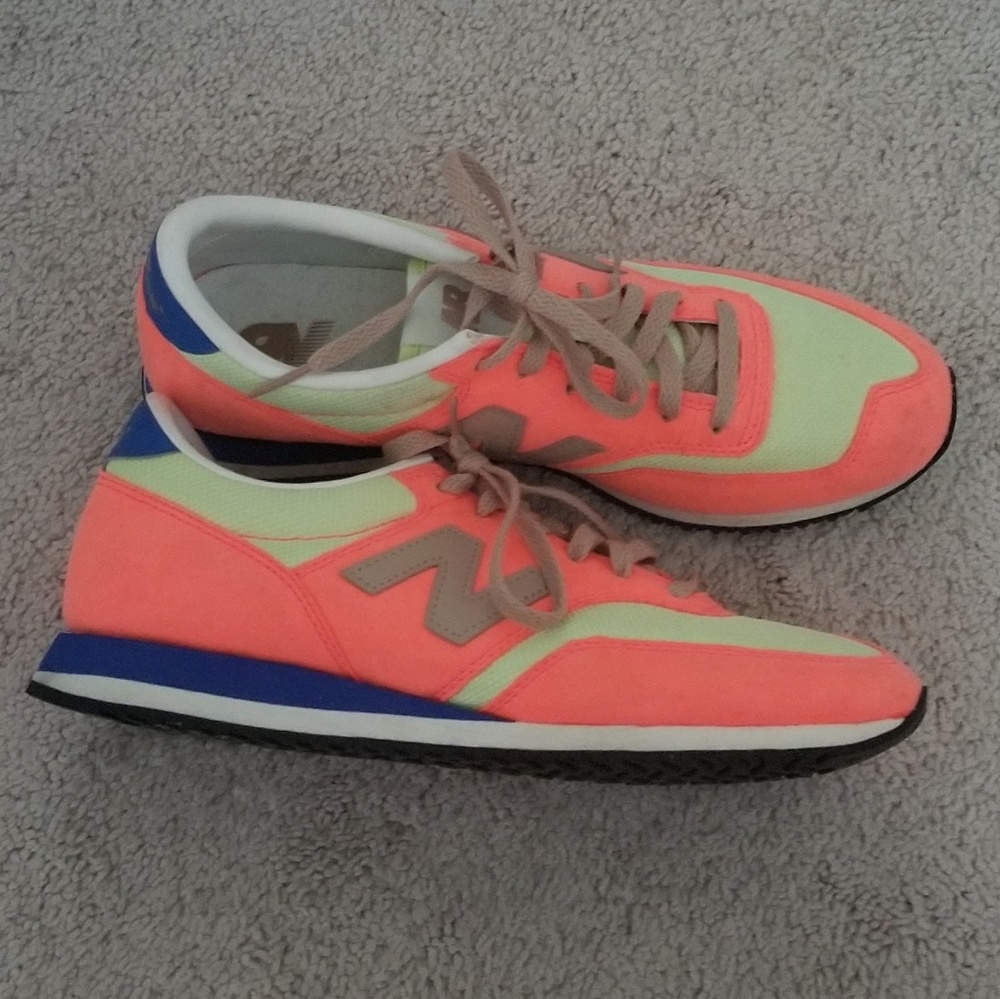 New Balance for J.Crew sneakers sz 8 neon